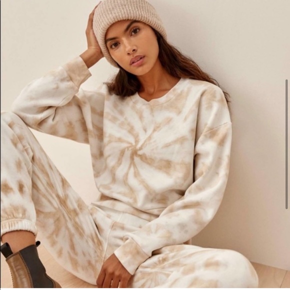 Reformation Tops - NWOT Reformation Hunter Swirl Tie Dye Crewneck Pullover Sweatshirt